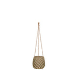 Faye Basket Checky Brown/Green
