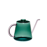 Flora Watering Can Dark green/Pink