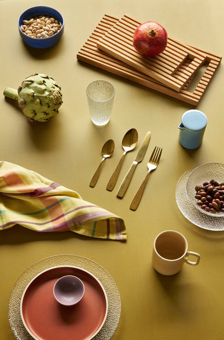 Fuyu Plate Medium Textured/Clear