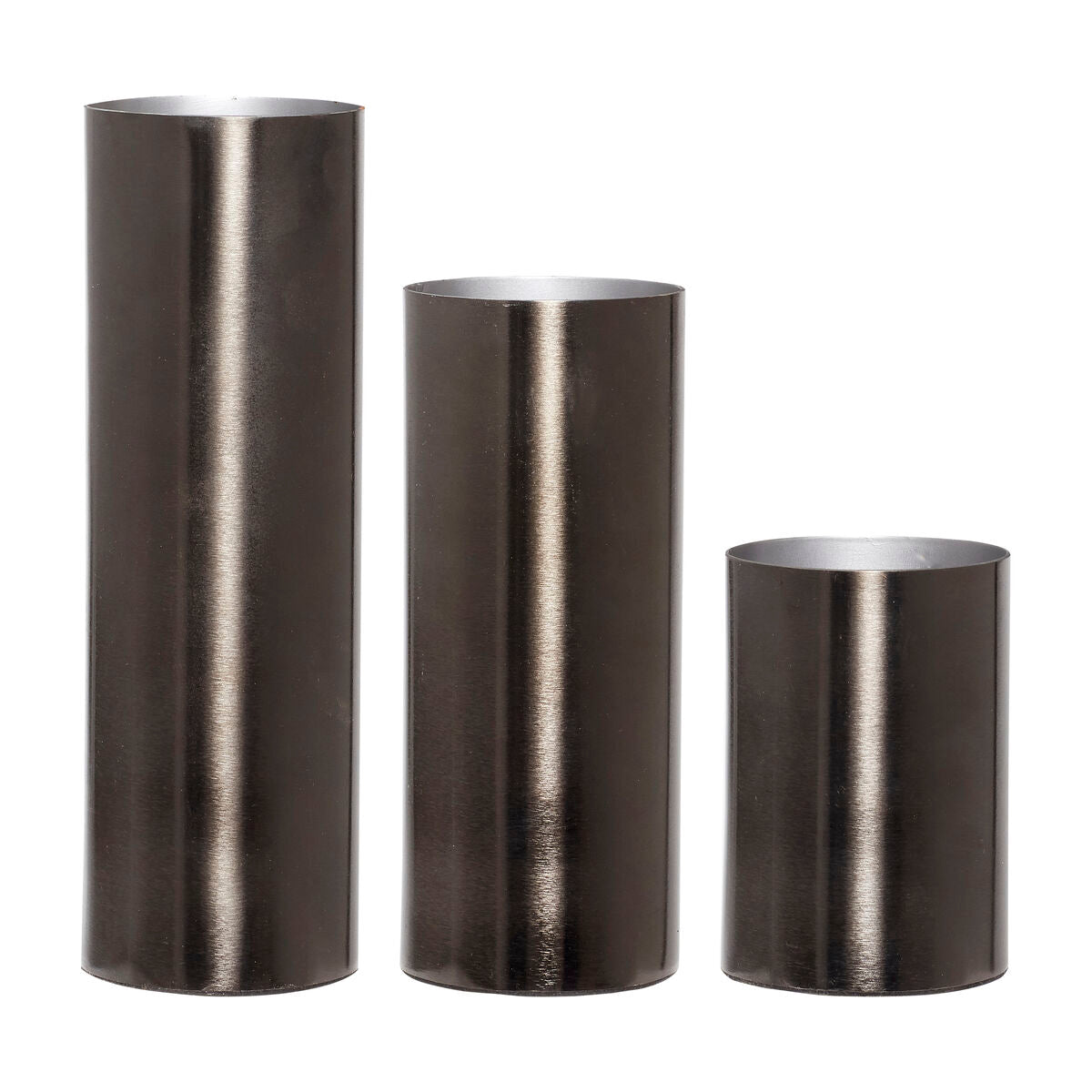 Gleaming Vase Grey (set of 3)