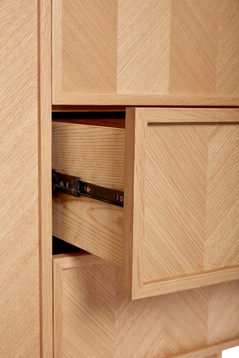 Herringbone Cabinet Large Natural