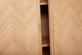Herringbone Cabinet Medium Natural