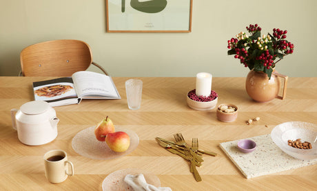 Herringbone Dining Table Large Natural