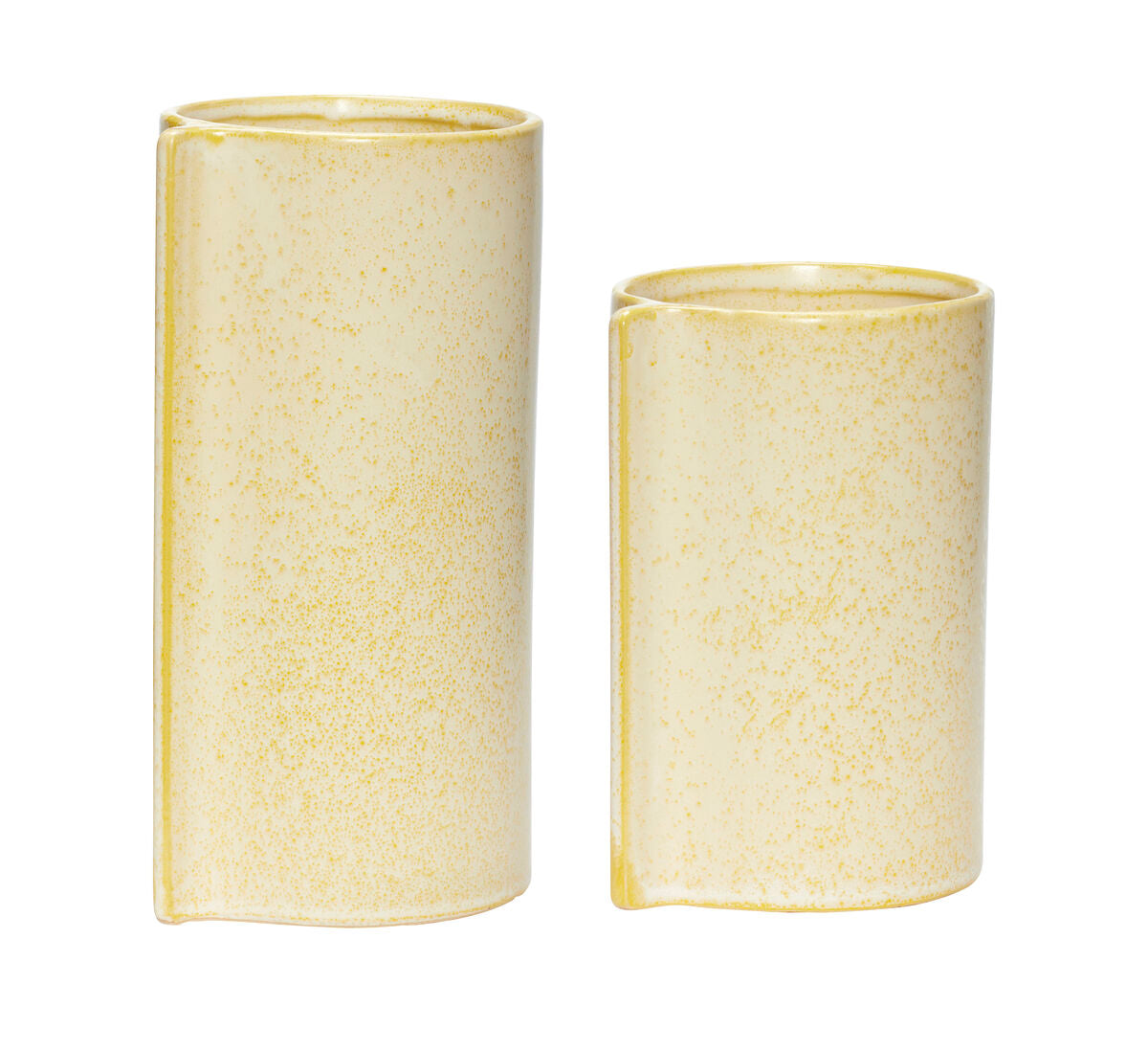 Leaf Pots Yellow (set of 2)