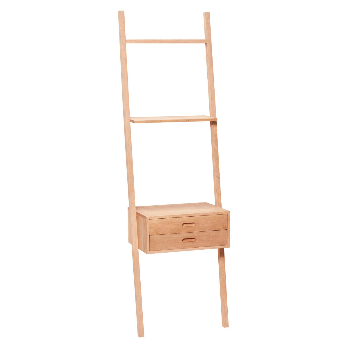 Lean Display Ladder Drawer Natural