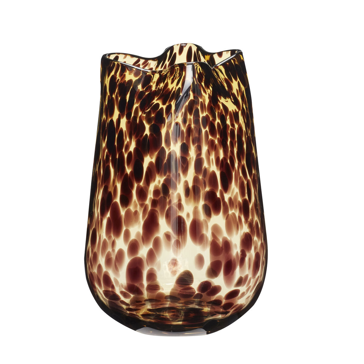 Leo Vase Black/Brown