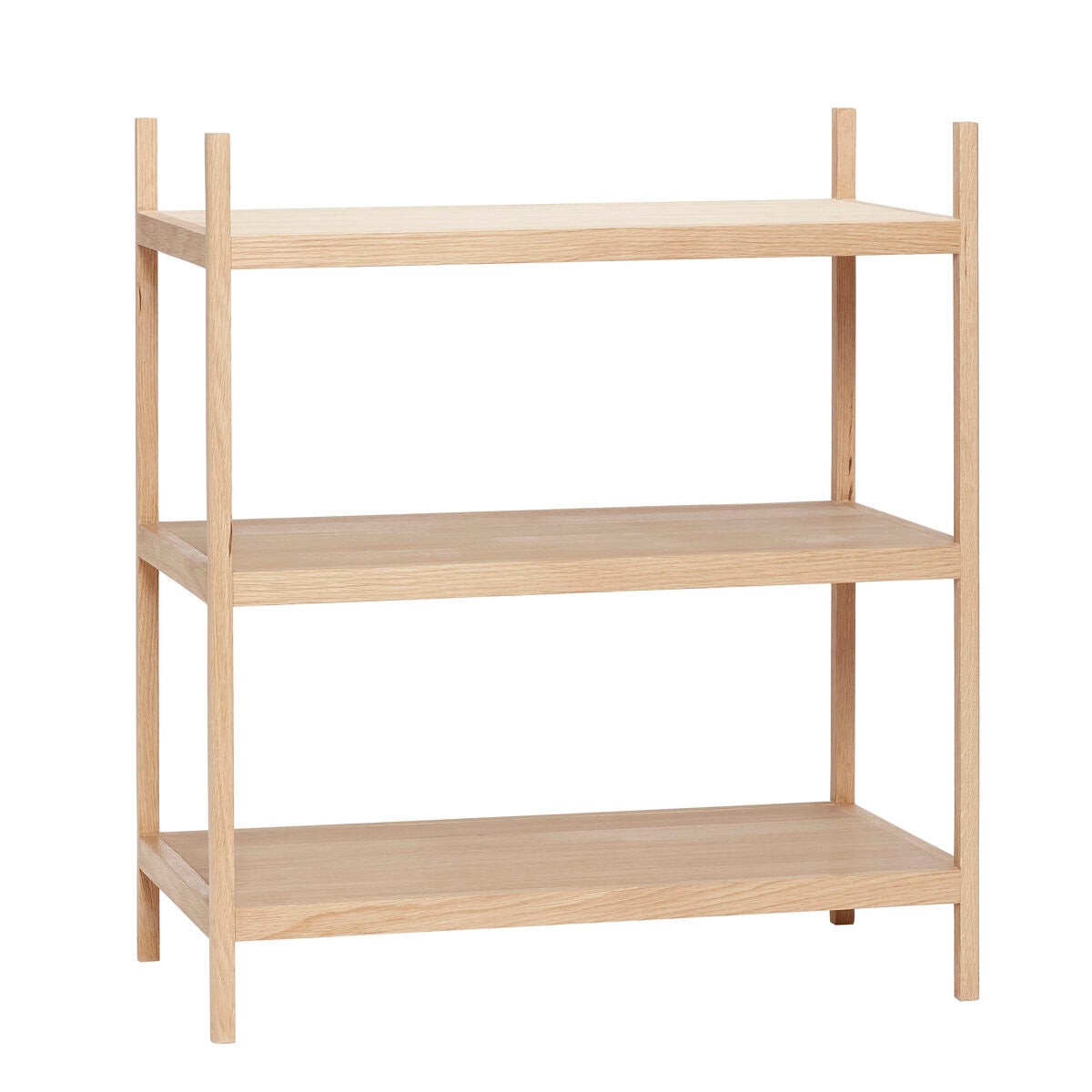 Library Shelf Unit Small Natural