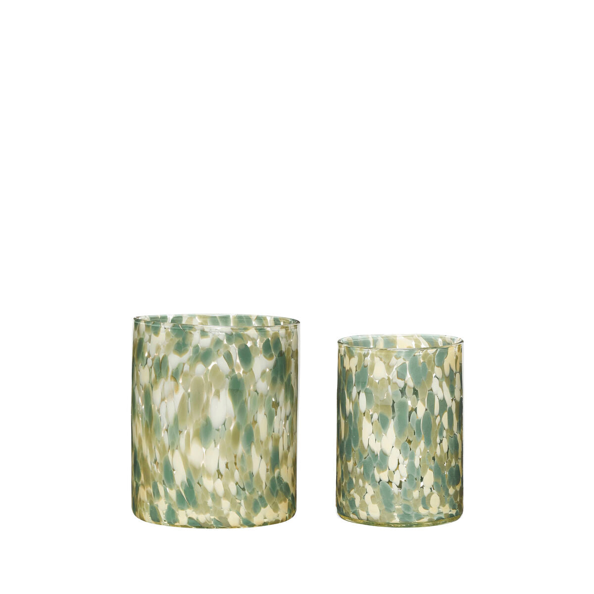 Luce Vases Green (set of 2)