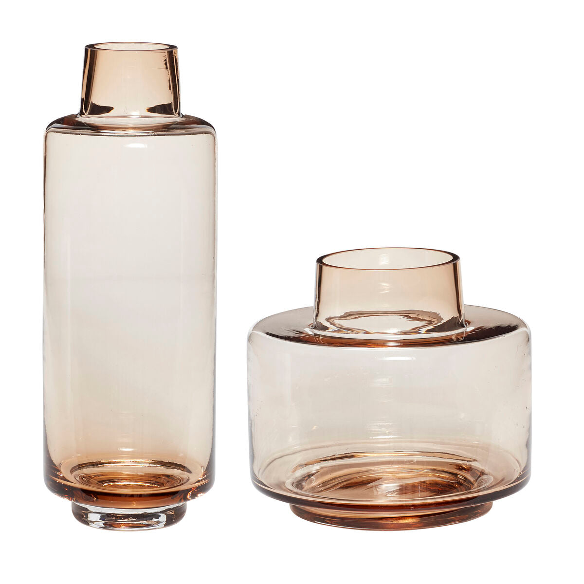 Modest Vases Amber (set of 2)