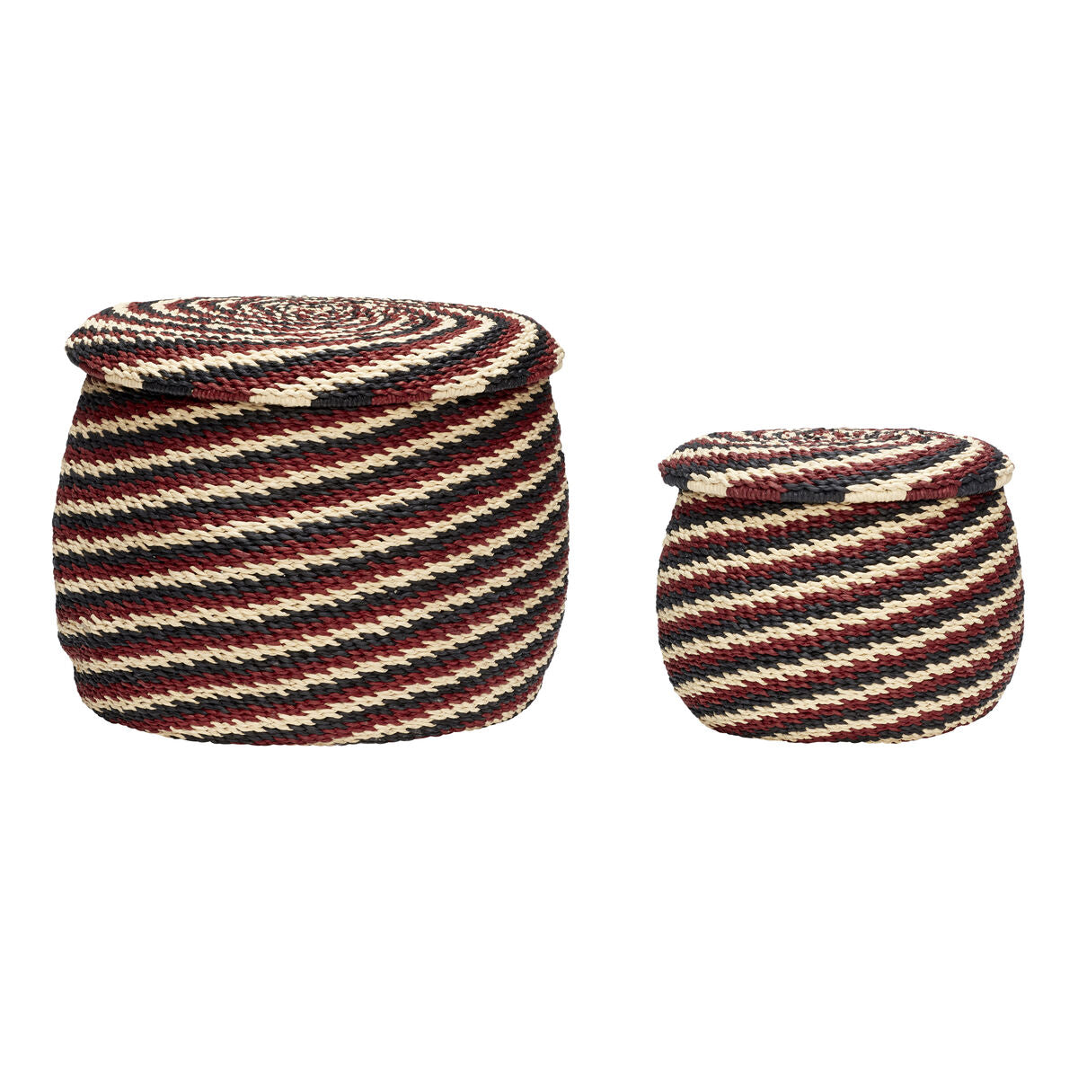 Monarch Baskets Natural/Brown (set of 2)