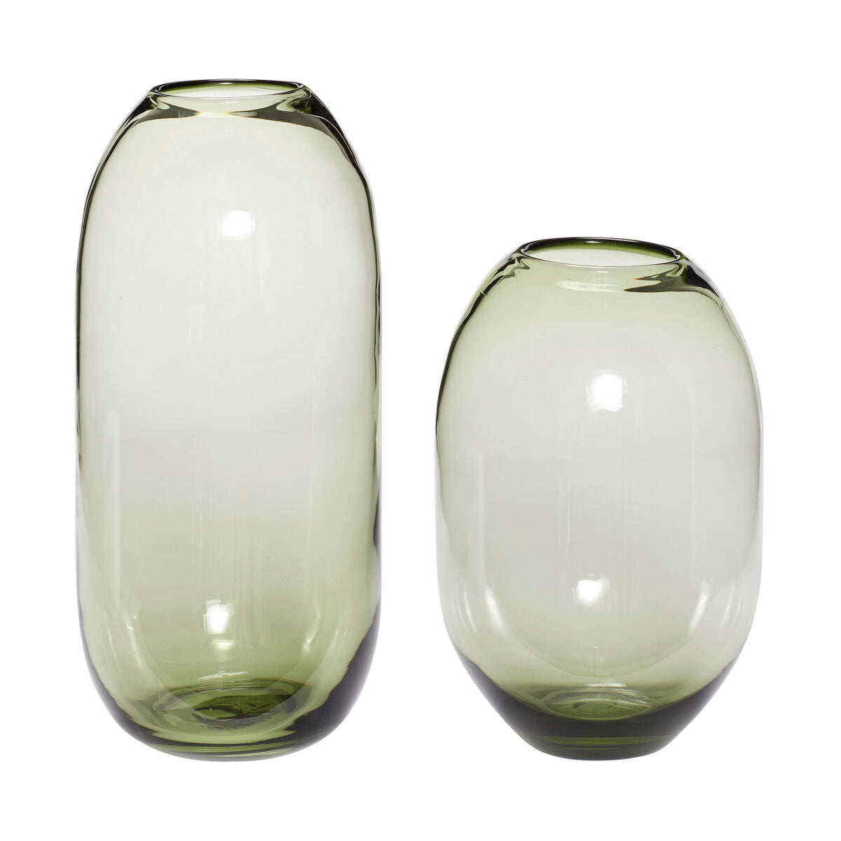 Moss Vases Green (set of 2)