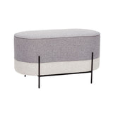Norm Pouf Grey/Sand