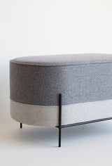 Norm Pouf Grey/Sand