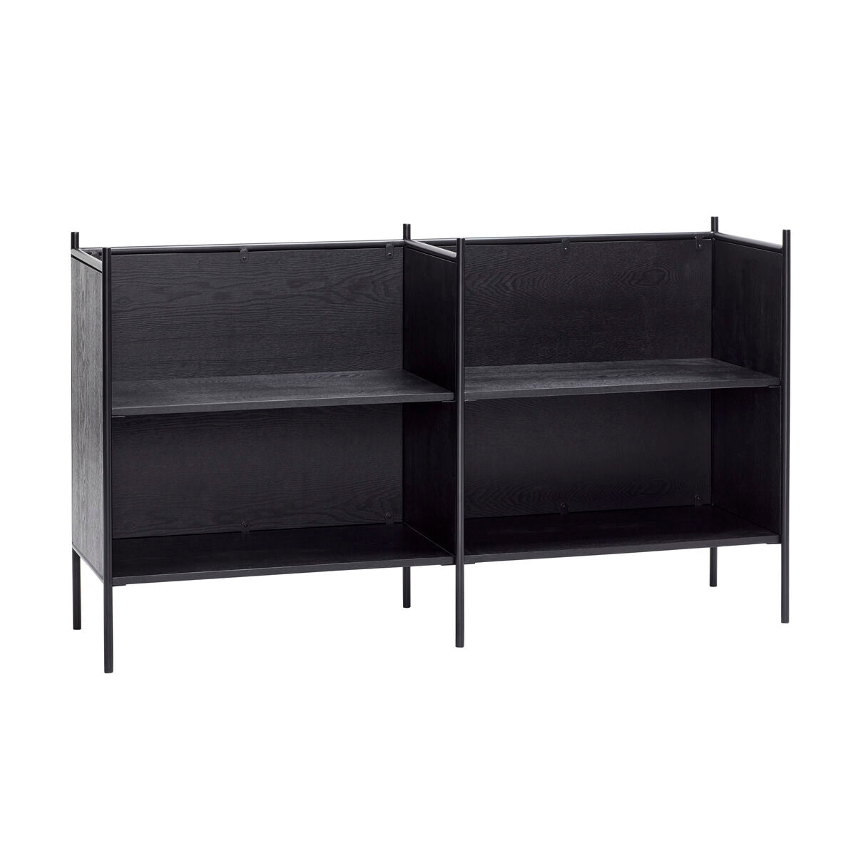 Norm Shelf Unit Double Black