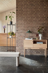 Norm Shelf Unit Cylinder Black