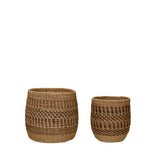Ochre Baskets Ochre/Natural (set of 2)