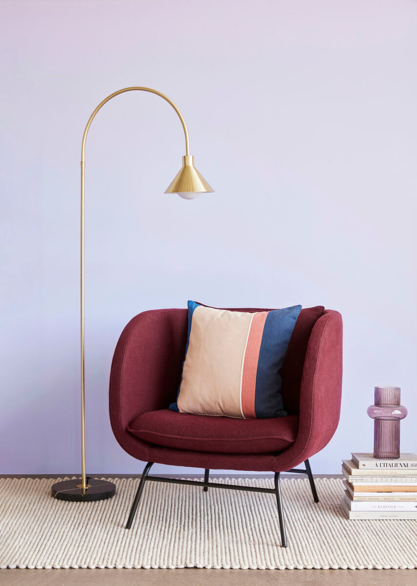 Pipe Floor Lamp Black/Brass