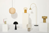Pipe Floor Lamp Black/Brass