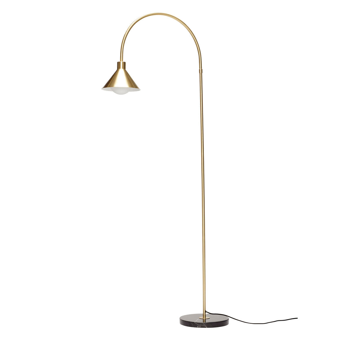 Pipe Floor Lamp Black/Brass