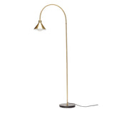 Pipe Floor Lamp Black/Brass