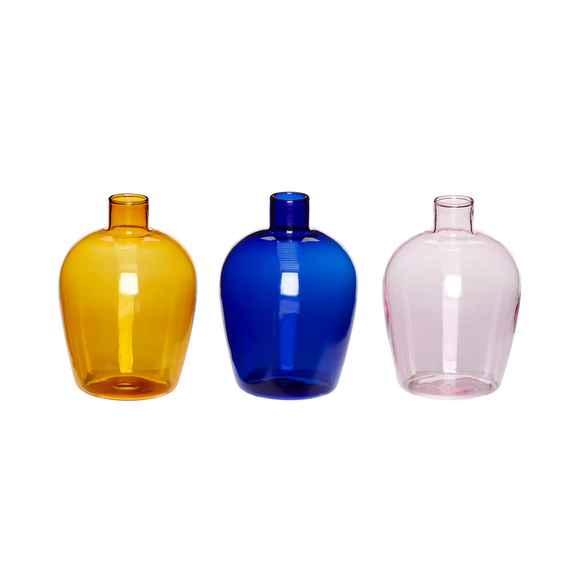 Play Vases Round Orange/Blue/Rose (set of 3)