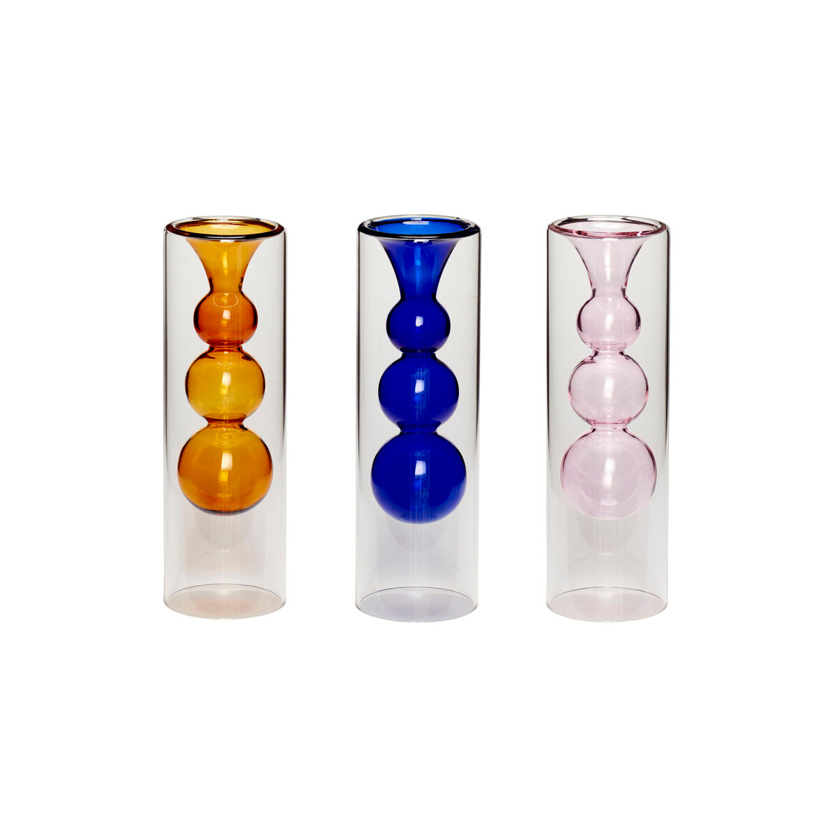 Play Vases Orange/Blue/Rose (set of 3)