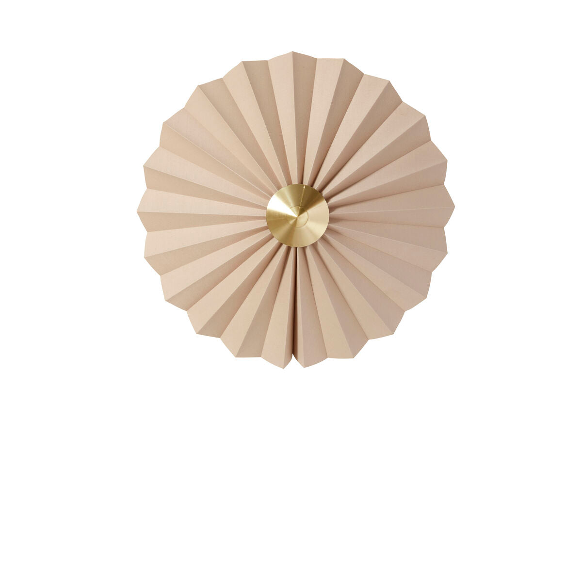 Pliss Wall Lamp Sand/Brass