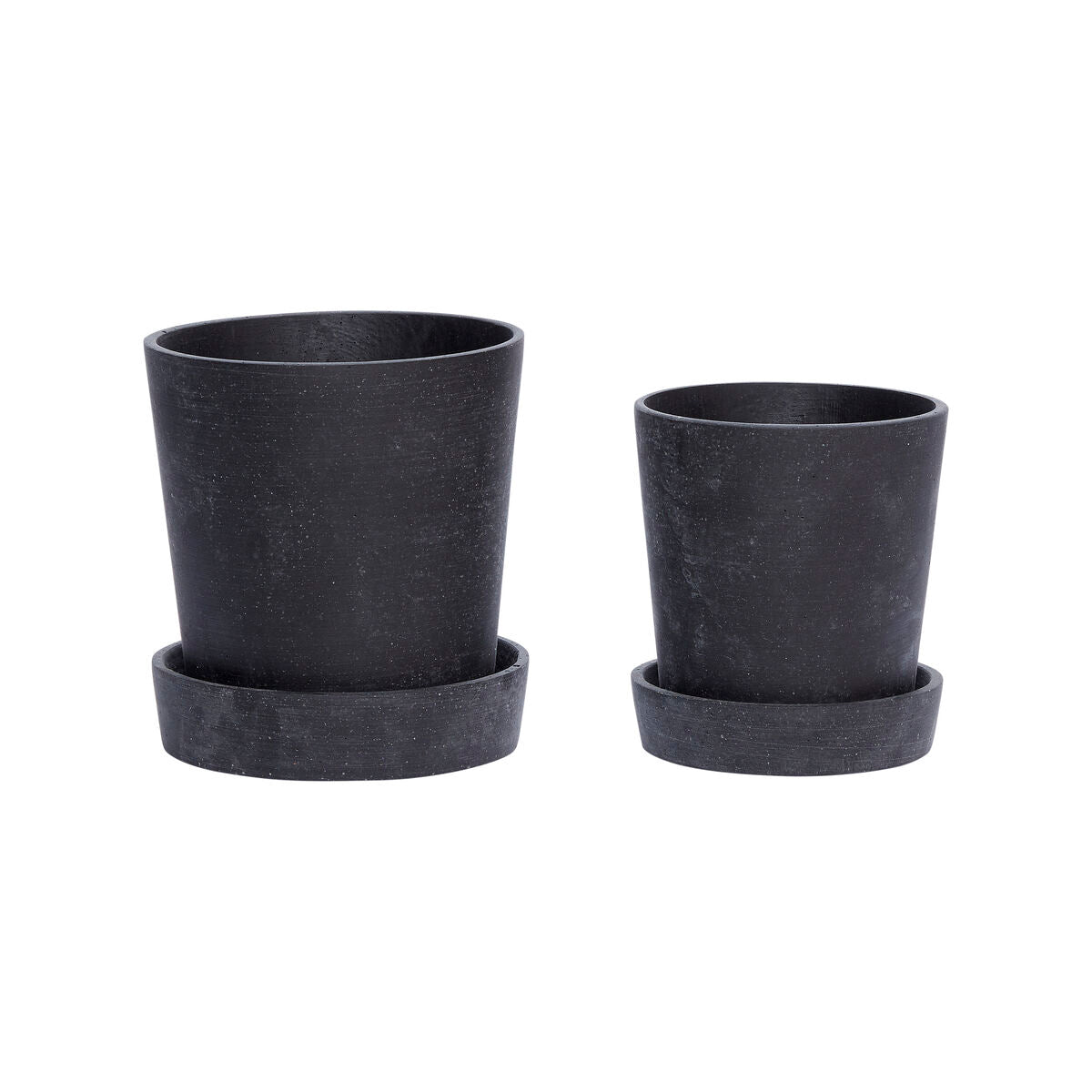 Podium Pots Small Black (set of 2)