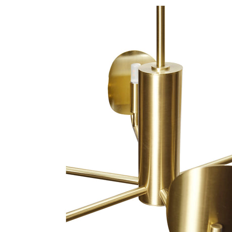 Pomp Chandelier Brass