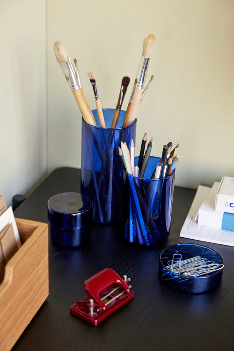 Pop Storage Jars Large Blue (set of 2)