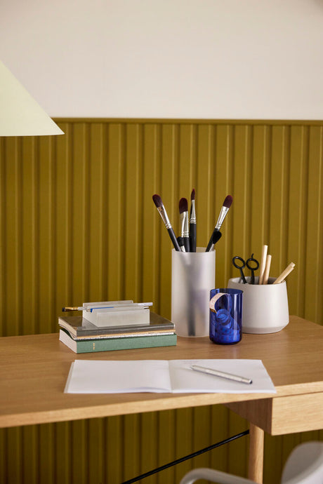 Pop Storage Jars Large Frosted (set of 2)