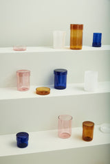 Pop Storage Jars Small Frosted (set of 2)