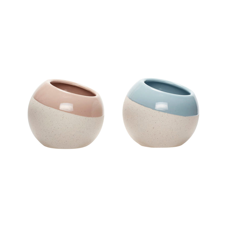 Delight Pot Blue/Pink/White (set of 2)