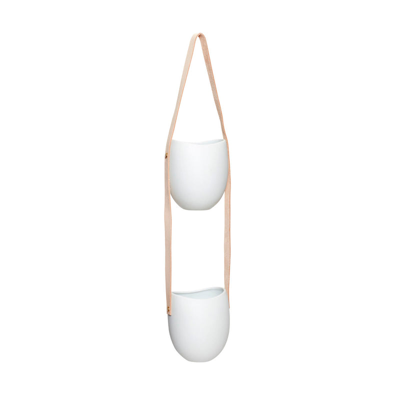 Ontop Hanging Pots White/Natural