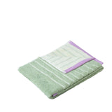 Promenade Towel Large Green/Pink