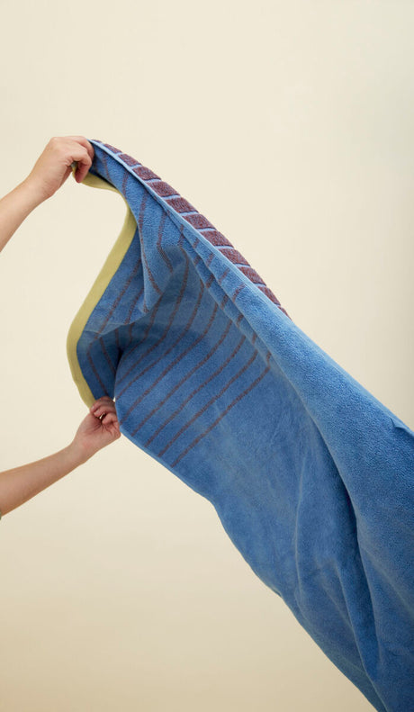 Promenade Towel Large Purple/Blue