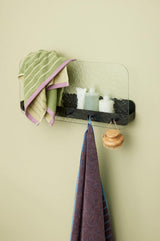 Promenade Towel Small Green/Pink