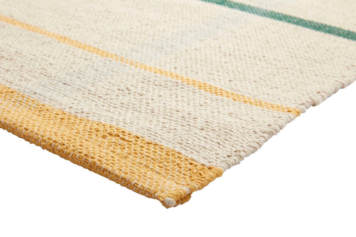 Quadrum Rug Beige/Yellow/Green