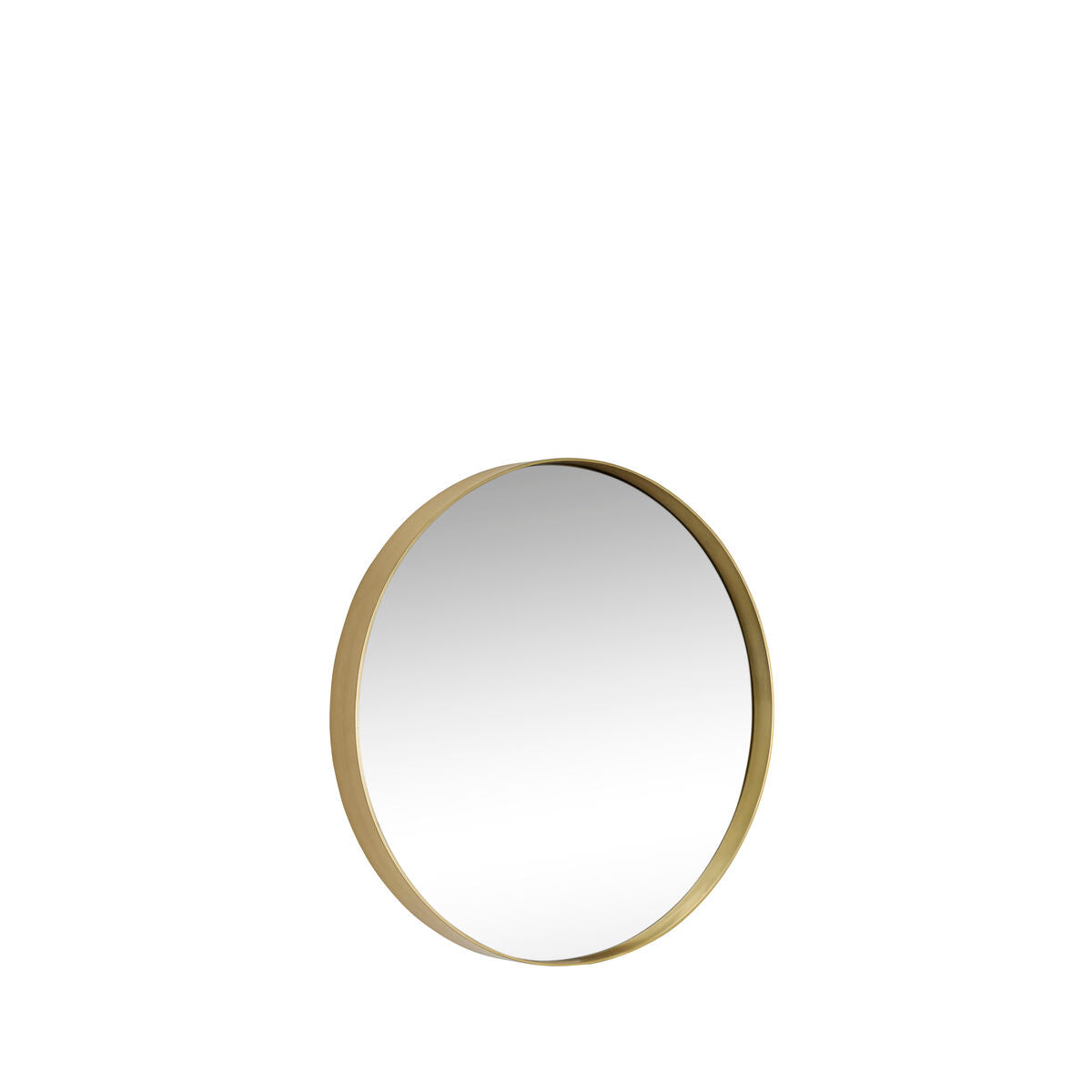 Retro Wall Mirror Round Brass