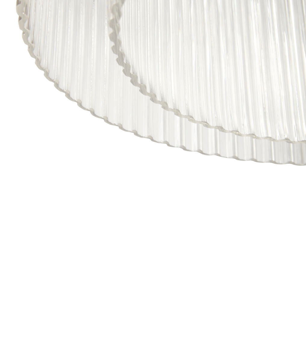 Ripple Ceiling Lamp Large Clear