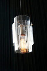 Ripple Ceiling Lamp Small Clear