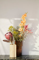 Ripple Vase Amber