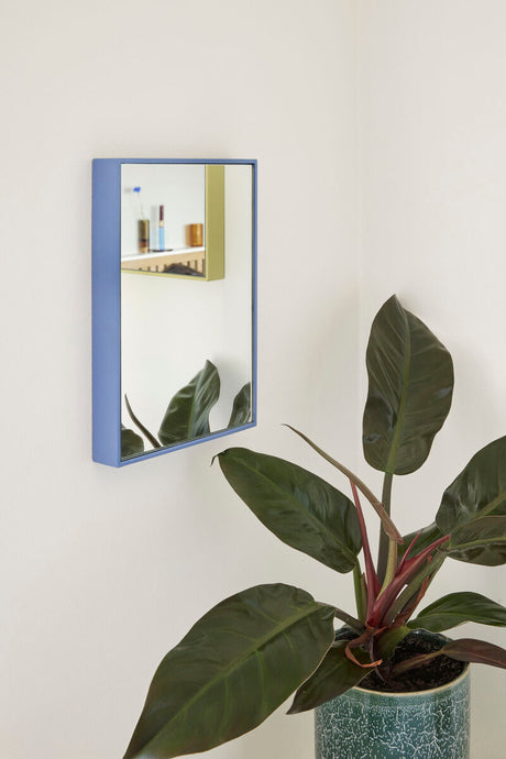 Shine Mirror Small Blue