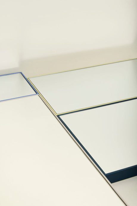 Shine Mirror Small Blue