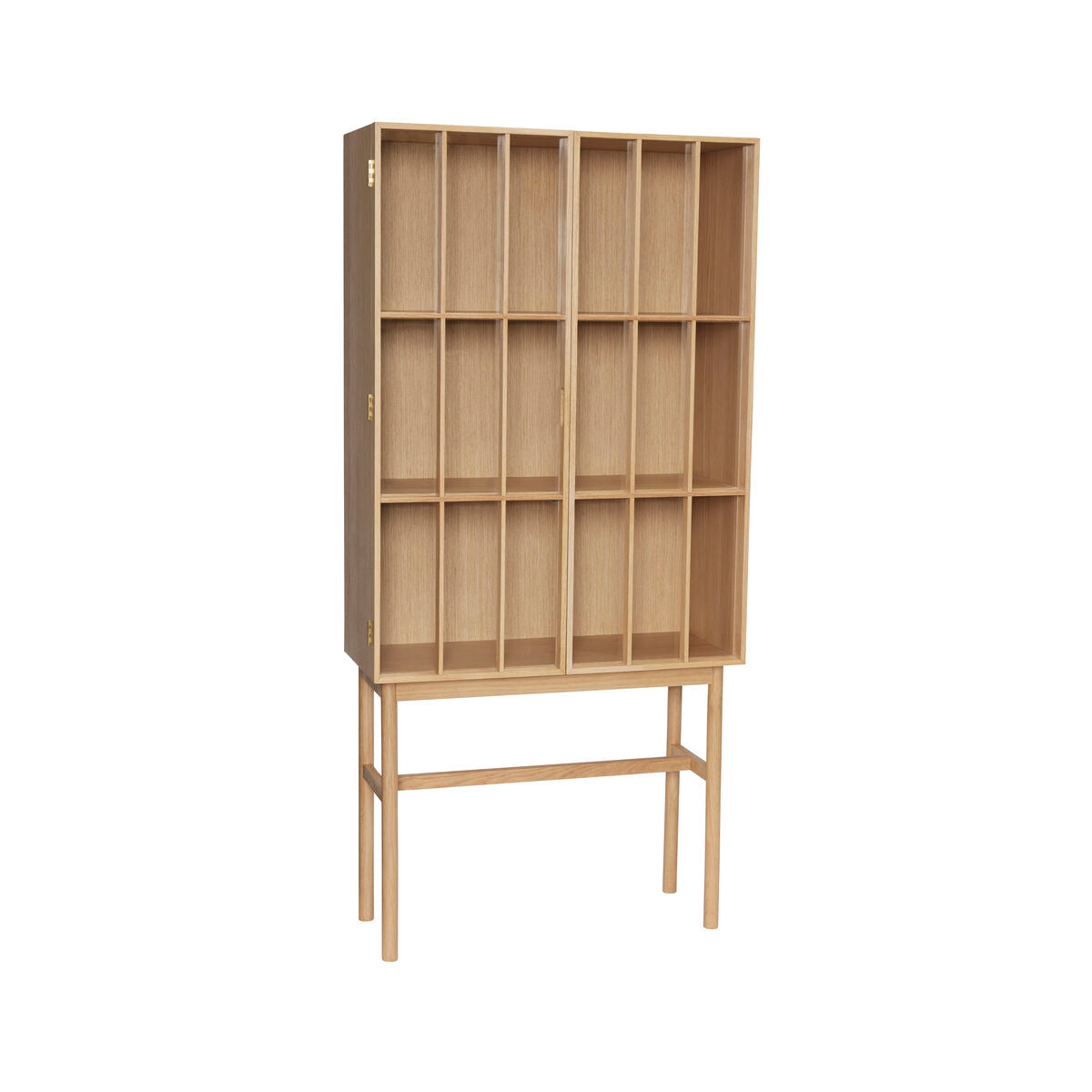 Shoji Cabinet Tall Natural/Clear