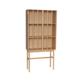Shoji Cabinet Tall Natural/Clear