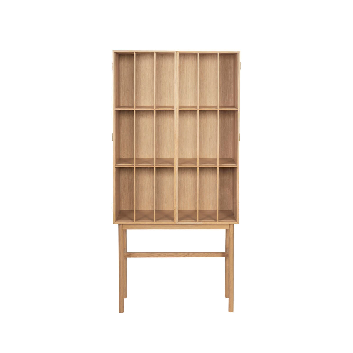 Shoji Cabinet Tall Natural/Clear