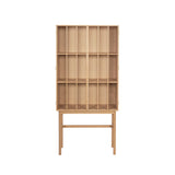 Shoji Cabinet Tall Natural/Clear