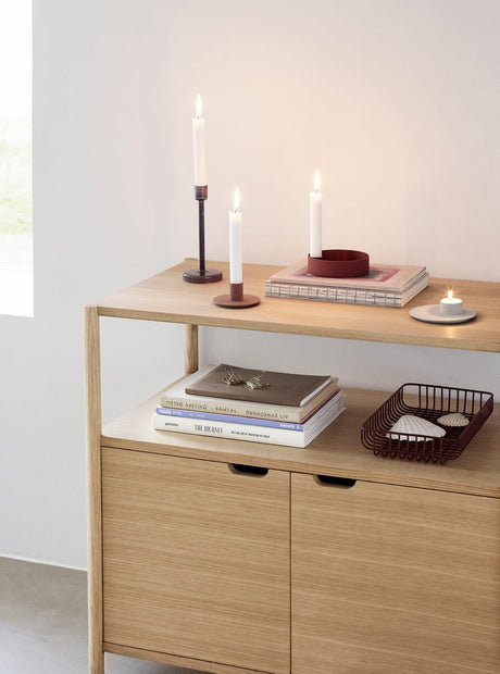 Soft Candlestick Maroon