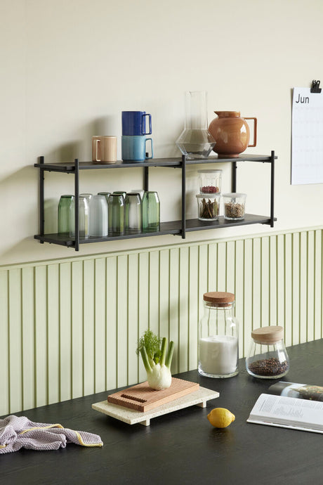 Drop Storage Jar Clear/Natural (set of 2)